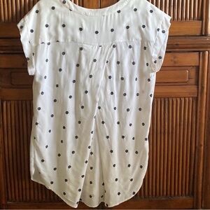 LOFT Women’s Capped Sleeve Blouse